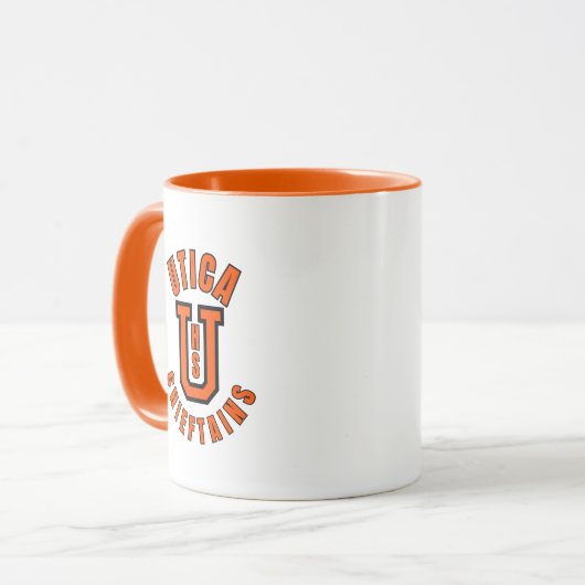 Utica High School Michigan Coffee Mug Mok (Voorkant links)