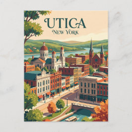 Utica, New York Briefkaart