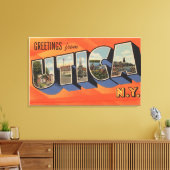 Utica, New YorkLarge Letter ScenesUtica, NY Canvas Afdruk (Insitu (Woonkamer))