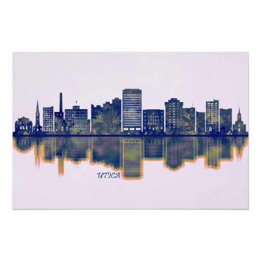 Utica Skyline Perfect Poster (Voorkant)