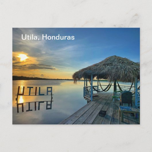Utila, Honduras Briefkaart (Voorkant)
