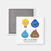 Utility Mascot Magnet (Voorkant / Achterkant)