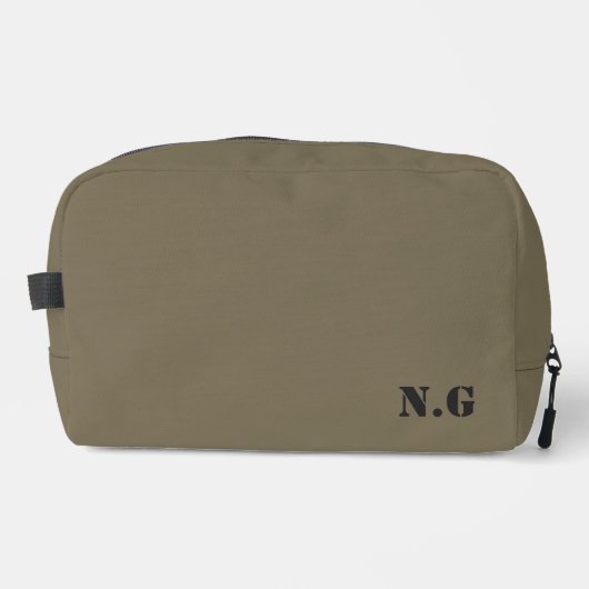Utility Militaire Stijl Army Green Toilettasje (Voorkant)