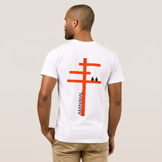 Utility Pole Love T-shirt (Achterkant volledig)