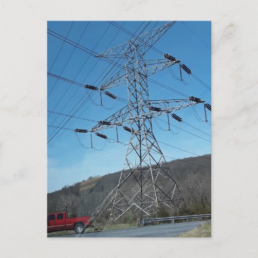 Utility Tower Briefkaart (Voorkant)