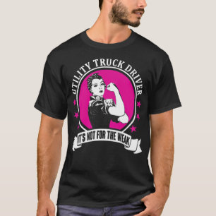 Utility Truck Driver grappige cadeautjes grappig T-shirt