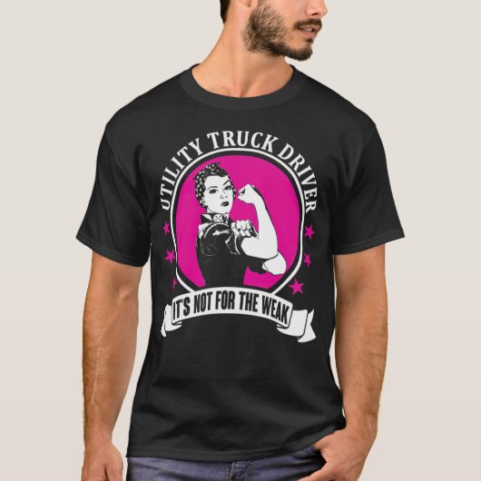 Utility Truck Driver grappige cadeautjes grappig T-shirt (Voorkant)