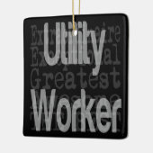 Utility Worker Extraordinaire Keramisch Ornament (Links)