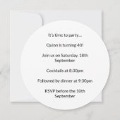 UTOH Pastel Retro Esthetische Moderne Stemmingstyp Kaart (Achterkant)