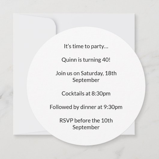 UTOH Pastel Retro Esthetische Moderne Stemmingstyp Kaart (Achterkant)