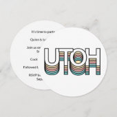 UTOH Pastel Retro Esthetische Moderne Stemmingstyp Kaart (Voorkant / Achterkant)