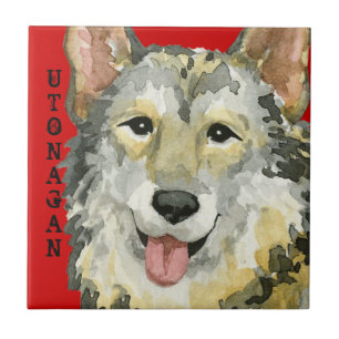 Utonagan-kleurenblok Tegeltje