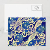 Utopia Design "Blues Guitar Protagonist"-kaarten Briefkaart (Voorkant / Achterkant)