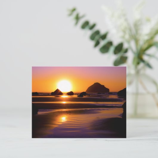 Utopia - Face Rock, Bandon, Oregon, Verenigde Stat Briefkaart (Staand voorkant)