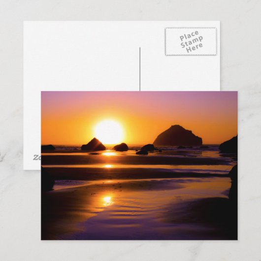 Utopia - Face Rock, Bandon, Oregon, Verenigde Stat Briefkaart (Voorkant / Achterkant)