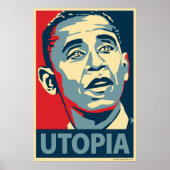 Utopia - Obama parody poster (Voorkant)