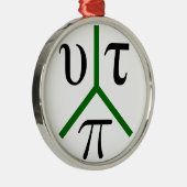 Utopia Peace Metalen Ornament (Rechts)