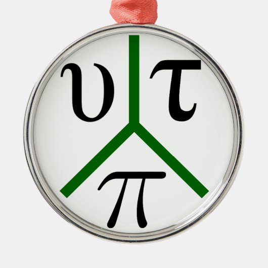 Utopia Peace Metalen Ornament (Voorkant)