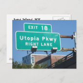 Utopia Pkwy Briefkaart (Voorkant / Achterkant)