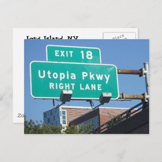 Utopia Pkwy Briefkaart (Voorkant / Achterkant)