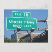 Utopia Pkwy Briefkaart (Voorkant)