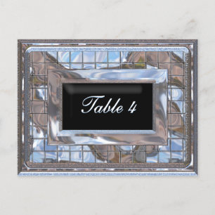 Utopia Table Number Card Briefkaart