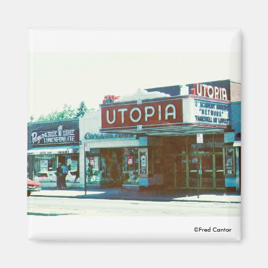 Utopia Theater & Rogers magneet (Voorkant)