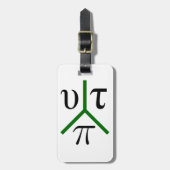 Utopia vrede bagagelabel (Voorkant verticaal)