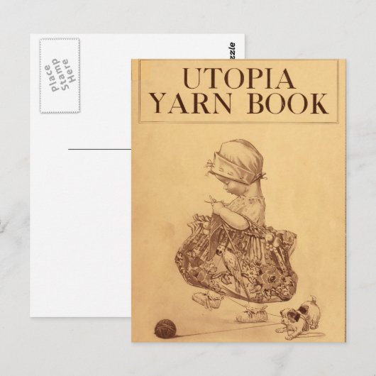 Utopia Yarn Book Briefkaart (Voorkant / Achterkant)