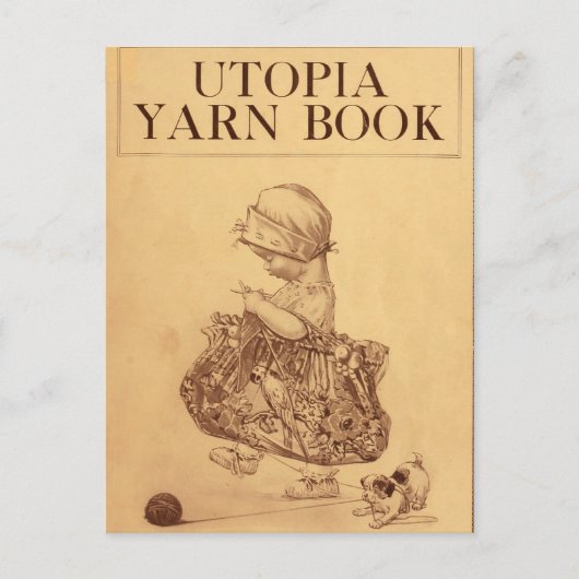 Utopia Yarn Book Briefkaart (Voorkant)