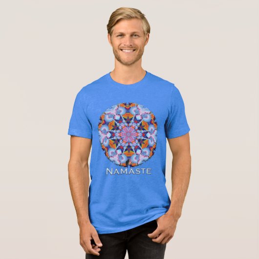 Utopian Namaste Kaleidoscope T-Shirt (Voorkant volledig)