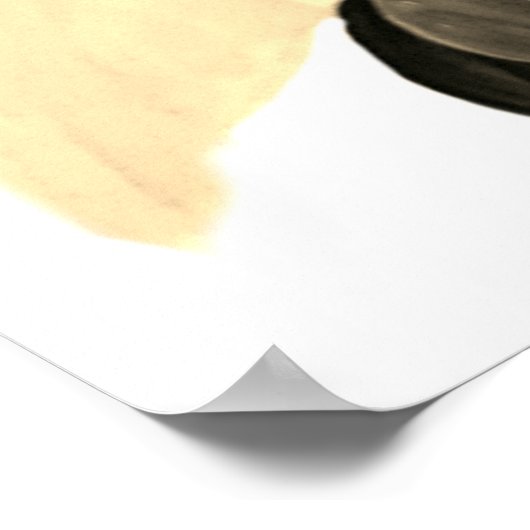 Utopian Sepia Surreal Eyes Design Poster (Hoek)