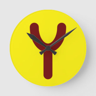 Utopian Slingshot Clock Ronde Klok
