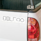 Utopie Bumpersticker (Op Truck)