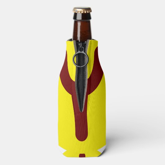 Utopische Flessenkoeler Flesjeskoeler (Fles Achterkant)