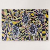 Utopische Waterverf in Pop Surrealisme Artwork Legpuzzel (Horizontaal)