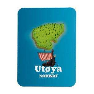 Utøya Noorwegen reisposter Magneet
