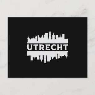 Utrecht City Cityscape Skyline Trip Funny Gift Briefkaart