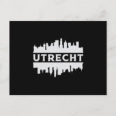 Utrecht City Cityscape Skyline Trip Funny Gift Briefkaart (Voorkant)