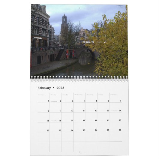 Utrecht Kalender (Feb 2026)