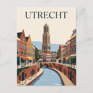 Utrecht Nederland Briefkaart