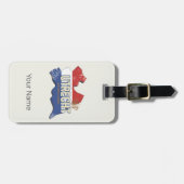 Utrecht Nederland Kaart Nederlands  Souvenir Bagagelabel (Voorkant horizontaal)