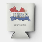 Utrecht Nederland Kaart Nederlands  Souvenir Blikjeskoeler (Voorkant)