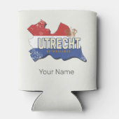 Utrecht Nederland Kaart Nederlands  Souvenir Blikjeskoeler (Achterkant)
