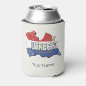 Utrecht Nederland Kaart Nederlands  Souvenir Blikjeskoeler (Blikje Achterkant)