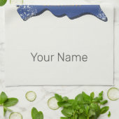 Utrecht Nederland Kaart Nederlands  Souvenir Theedoek (Gevouwen)