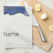 Utrecht Nederland Kaart Nederlands  Souvenir Theedoek (Quarter Fold)