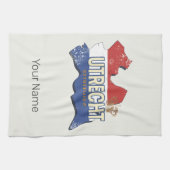 Utrecht Nederland Kaart Nederlands  Souvenir Theedoek (Horizontaal)