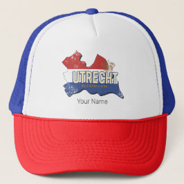 Utrecht Nederland Kaart Nederlands  Souvenir Trucker Pet