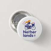 Utrecht Netherlands 2026 International Convention  Ronde Button 3,2 Cm (Voorkant /achterkant)